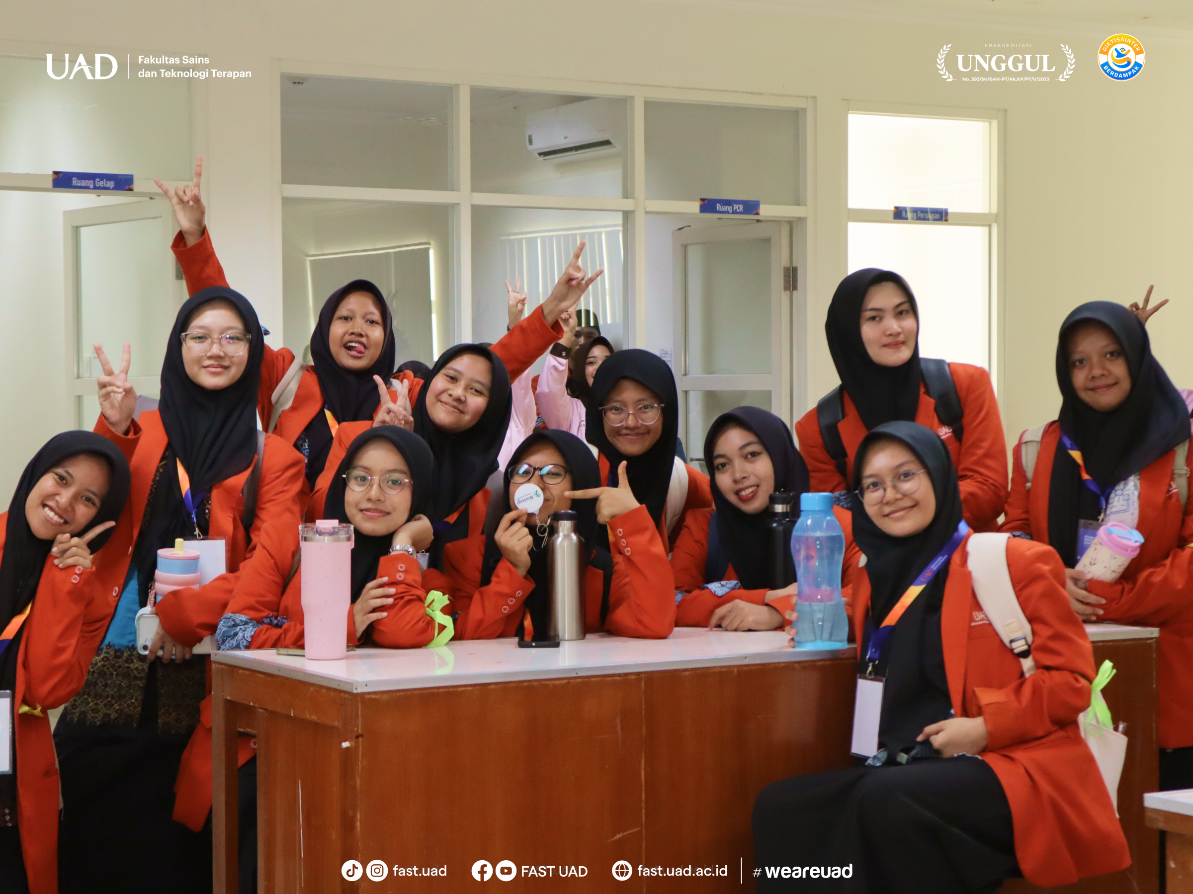 Mahasiswa baru mengikuti P2K UAD 2026 Hari Fakultas dan Prodi